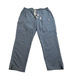 FIGS Slate Blue High Waisted Yola Skinny Scrub Pant Women's‎ XXLW22SW2013